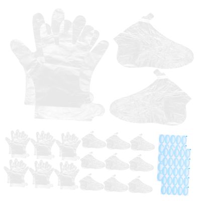 Beaupretty Moisturizing Disposable Foot Gloves Hand Masks Clear Foot Covers Clear Gloves Prevent Cracked Skin Convenient for Care
