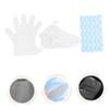 Beaupretty Moisturizing Disposable Foot Gloves Hand Masks Clear Foot Covers Clear Gloves Prevent Cracked Skin Convenient for Care view 2