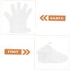 Beaupretty Moisturizing Disposable Foot Gloves Hand Masks Clear Foot Covers Clear Gloves Prevent Cracked Skin Convenient for Care view 4