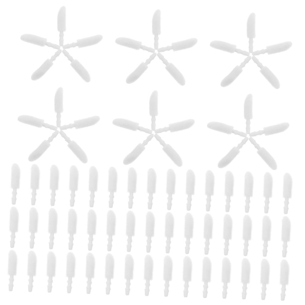 VICASKY 300PCS Disposable Lip Brush Heads Soft Velvet Applicators for Lip Gloss and Makeup for Professionals and DIY Enthusiasts for Travel and On-the-Go Use
