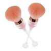 Beatifufu 2pcs Nail Dust Brush Wine Shape Soft Bristles for Easy Cleanup Nail Cleaning Tools for Manicure and Art Portable Design for Home and Salon Use view 1