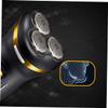 FOYTOKI Charging Electric Beard Trimmer Men's Facial Hair Remover Stainless Steel Head 4d Multi-Function Razor Hair Trimmer Washable Head Perfect Present for Dad view 2