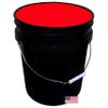 milo UV Neon Red Washable Party Paint | 5 Gallon Bucket | Bulk Fluorescent Party Paint for Rave, Events, Concerts | Glows UV in Black Light | Made in USA | Safe for Skin, Washable, and Non Toxic view 2