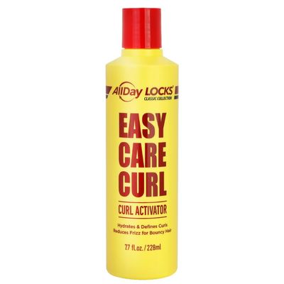 AllDay Locks Classic Easy Care Curl Activator (7.7 oz) | Hydrating & Frizz-Free Curl-Enhancer Milk | Nourish, Replenish & Define Curly Hair | Springy, Flexible Hold | 7.7 oz