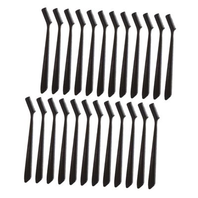 PACKOVE Spoolies for Eyelashes 30pcs Eyebrow Brush Set Eyebrow Comb Multi-function Eyelash Brush for Home Use Random Color