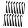 PACKOVE Spoolies for Eyelashes 30pcs Eyebrow Brush Set Eyebrow Comb Multi-function Eyelash Brush for Home Use Random Color view 1