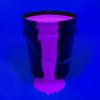 milo UV Neon Purple Washable Party Paint | 5 Gallon Bucket | Bulk Fluorescent Party Paint for Rave, Events, Concerts | Glows UV in Black Light | Made in USA | Safe for Skin, Washable, and Non Toxic view 3