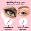 Corconess Skinny Mascara Wands 50pcs Mini Eyelash Brushes Disposable Lash Spoolies Micro Spoolies Eyebrow Brush Spoolies For Eyebrows Eyelash Extension Supplies(Pink) view 3
