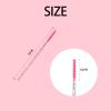 Corconess Skinny Mascara Wands 50pcs Mini Eyelash Brushes Disposable Lash Spoolies Micro Spoolies Eyebrow Brush Spoolies For Eyebrows Eyelash Extension Supplies(Pink) view 4