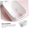 PACKOVE Manicure Soaking Bowl Hand Care Nail Art Bowl Japanese Soak Tub for Therapy view 4