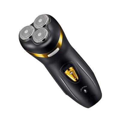 Healvian USB Rechargeable Electric Beard Trimmer with Washable Head Multifunctional Razor for Men Durable Compact Design for Easy Travel Black