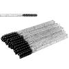 Corconess Skinny Mascara Wands 50pcs Mini Eyelash Brushes Disposable Lash Spoolies Micro Spoolies Eyebrow Brush Spoolies For Eyebrows Eyelash Extension Supplies(Black) view 1
