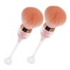 Baluue 2pcs Nail Dust Brush Soft Bristle Nail Cleaner Innovative Wine Shape for Dust Removal for Manicure view 1