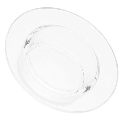 Amosfun Transparent Wax Warmer Glass Dish Replacement Essential Oil Melting Plate for Home and Office Even Heating Aroma Diffuser Compatible with Wax Warmers