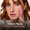 MIXIK Plumping Lip Ampoule, Hydrating Lip Gloss Plumping Ampoule made with Shea Butter & Argan Kernel Oil leaving Lips Plump, Smooth and Glossy, promotes Vibrant High-Gloss Plump Lips (Pink Plump) view 3