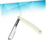 PartyKindom 1pcs Barber Supplies Straight Razor for Shaving Men Safety Razor Blade view 3