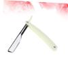 PartyKindom 1pcs Barber Supplies Straight Razor for Shaving Men Safety Razor Blade view 4