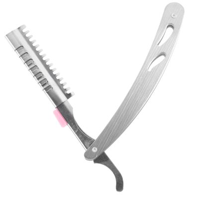 PartyKindom Razor Cutting Hair Scraper Eyebrow Face Shaving Barber Beard Tools