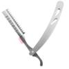 PartyKindom Razor Cutting Hair Scraper Eyebrow Face Shaving Barber Beard Tools view 1