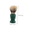 FOMIYES 2pcs Beard Grooming Brush Soft Bristles for Men Ergonomic Design for Comfortable Shaving for Facial Hair Care and Travel Use view 2