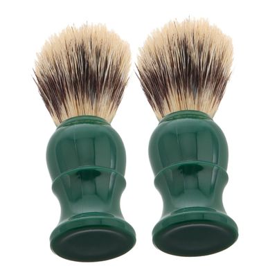 FOMIYES 2pcs Soft Bristle Beard Brush for Men Ergonomic Shaving Accessory for Comfortable Grooming for All Beard Types and Skin Sensitivity