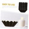 HEATSHAKING 50pcs Leakproof Wax Melt Warmer Liners for Change High Temperature Resistant Paper Wax Tray for Electric Warmers view 4