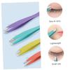 VICASKY 2sets Portable Eyebrow Trimming Kit Eyebrow Grooming Tools Scissors Tweezers Brush for Precision Makeup for Daily Use by Men Women view 4