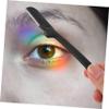 DEARMAMY 1set Eyebrow Grooming Tools Scissors Precision Tweezers and Brush for Shaping and Trimming Eyebrows Kit with Non- Grip view 4