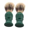 FOMIYES 2pcs Beard Grooming Brush Comfortable Skin-friendly Bristles for Facial Hair Care Travel Salon Use and Multi-use Grooming Tool for Men view 1