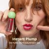 MIXIK Plumping Lip Ampoule, Hydrating Lip Gloss Plumping Ampoule made with Shea Butter & Argan Kernel Oil leaving Lips Plump, Smooth and Glossy, promotes Vibrant High-Gloss Plump Lips (Red Plump) view 3