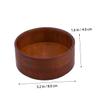 Beaupretty Shaving Soap Bowl Cup Men's Shaving Bowl Polished Wooden Mug Compact Deep view 2
