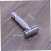Beaupretty Stainless Steel Safety Razor for Men Men Razor Double Blade Face Shaver view 2