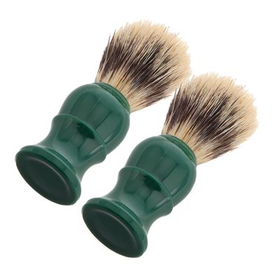 Healeved 2pcs Shaving Brush for Men Soft Bristle Facial Cleansing Tool for Beard Grooming for Multifuntional Grooming Accessory for Home Travel Use