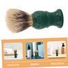 Healeved 2pcs Shaving Brush for Men Soft Bristle Facial Cleansing Tool for Beard Grooming for Multifuntional Grooming Accessory for Home Travel Use view 3