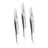 Beaupretty 3pcs Professional Stainless Steel Eyebrow Tweezers Set for Hair Removal Facial Hair Grooming with Storage Case for Women view 1