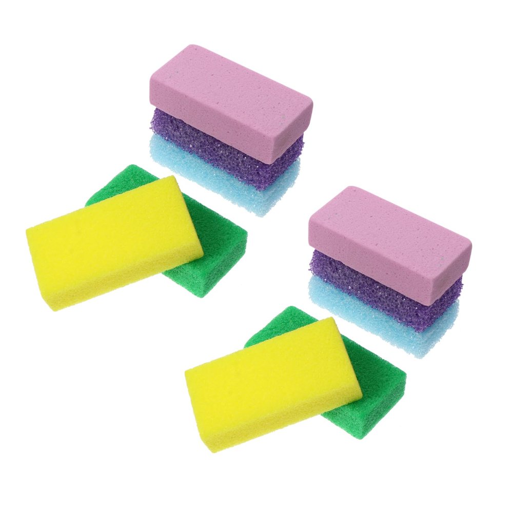 Ipetboom 10pcs Ergonomic Foot Callus Scrubber Stone Pumice Stone for Dead Skin Removal Pedicure Remover