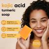 CADDISE Kojic Acid Turmeric Soap Bars  Dark Spot Remover & Skin Care, Handmade Face & Body Wash Bars with Niacinamide, Shea Butter, Tea Oil, Vitamin C (2 Pack, 8.5 Oz) view 2