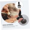 DEARMAMY 1set Beard Grooming Kit Professional Shaving Brush Stand Foaming Bowl for Men Ergonomic Design for Smooth Shaving for Fathers and view 3