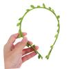 LALADEFIEE 3pcs Green Leaf Headband Floral Hair Crown for Women Comfortable Lightweight Accessory for Weddings Festivals and Birthday Parties view 4