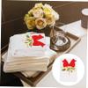 CALLARON Christmas Embroidered Face Towel Creative Bow Knot Pattern for Holiday Present Soft Facial for Home for Friends and Family view 2