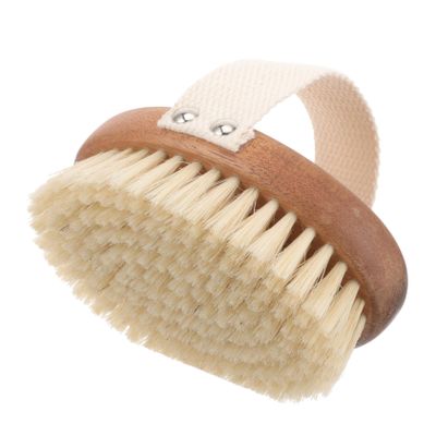 ABOOFAN Shower Accessories Bristle Body Scrubber Bath Brush Body Exfoliator Natural Material
