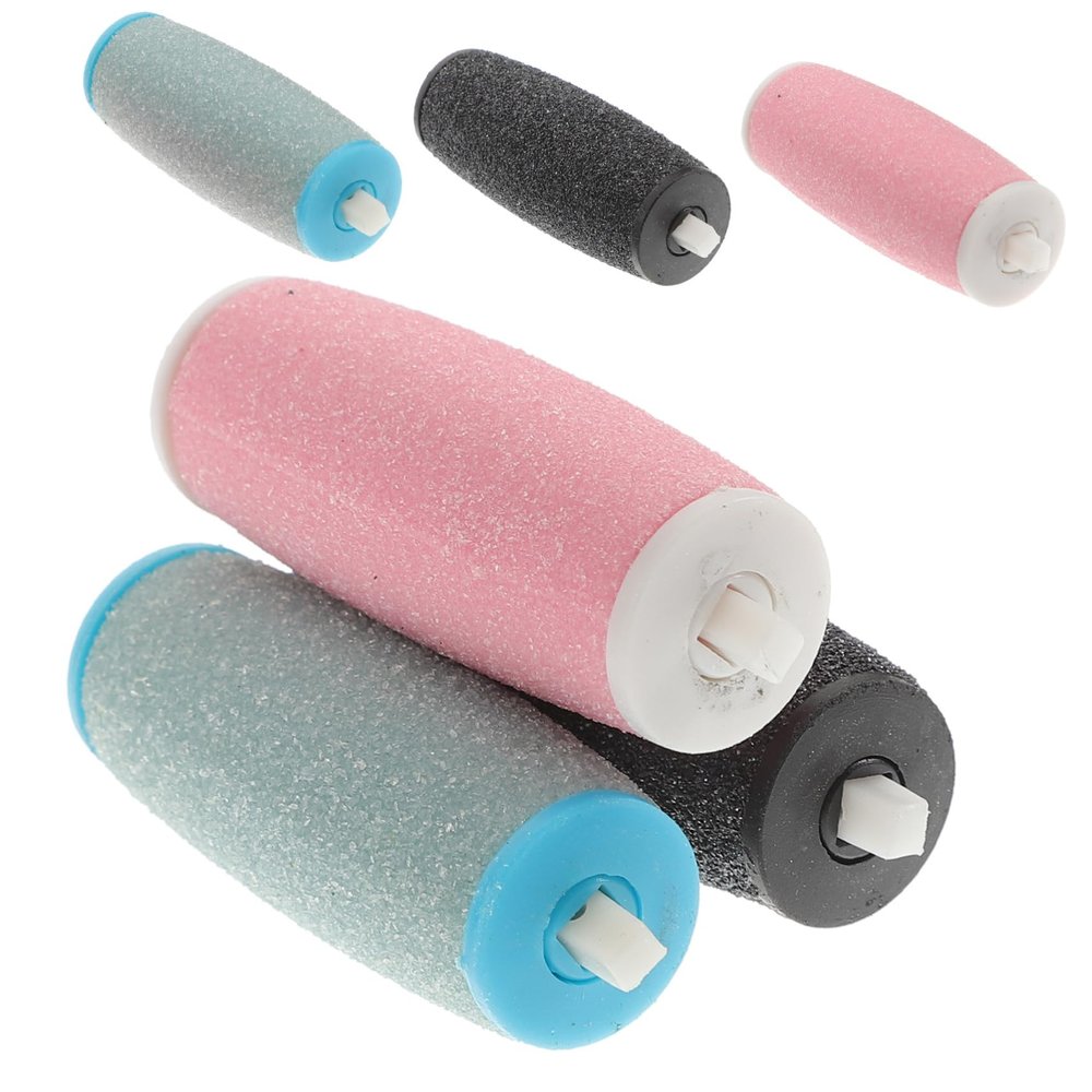 CALLARON 6 Pcs Pedicure Machine Grinding Head Replacement Rollers Foot Scraper for Dry Feet Skin Remover
