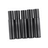 SAFIGLE Black Glass Roller Bottles 10ml 6 Pack with Stainless Steel Rollers view 1