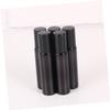 SAFIGLE Black Glass Roller Bottles 10ml 6 Pack with Stainless Steel Rollers view 2