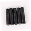 SAFIGLE Black Glass Roller Bottles 10ml 6 Pack with Stainless Steel Rollers view 4