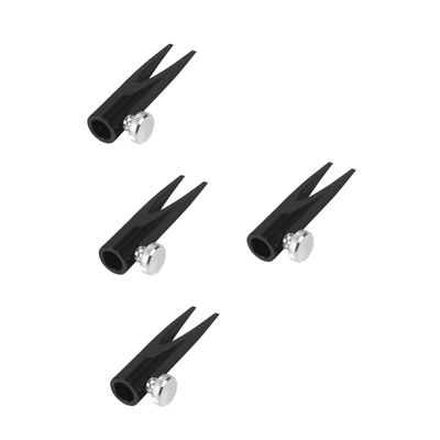PartyKindom 4pcs Single Hole Makeup Pencil Sharpener for Eyebrow and Eyeliner Dual-Sided Design for Precision Sharpening Lightweight and Portable Tool for Beauty Enthusiasts