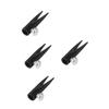 PartyKindom 4pcs Single Hole Makeup Pencil Sharpener for Eyebrow and Eyeliner Dual-Sided Design for Precision Sharpening Lightweight and Portable Tool for Beauty Enthusiasts view 1