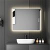 36" x 28" LED Bathroom Mirror Bright Backlight, 5 Mins Defog, Full HD Reflected Wall Mounted ,3 Colors Stepless Dimmable ,Memory Function, Anti-Fog[Unable to ship on weekends, please note that] view 1