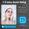 36" x 28" LED Bathroom Mirror Bright Backlight, 5 Mins Defog, Full HD Reflected Wall Mounted ,3 Colors Stepless Dimmable ,Memory Function, Anti-Fog[Unable to ship on weekends, please note that] view 2