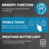 36" x 28" LED Bathroom Mirror Bright Backlight, 5 Mins Defog, Full HD Reflected Wall Mounted ,3 Colors Stepless Dimmable ,Memory Function, Anti-Fog[Unable to ship on weekends, please note that] view 4